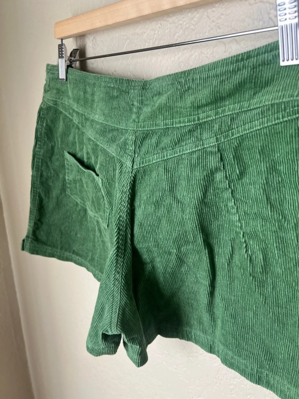 Seea green corduroy Lulu lace up shorts - Picture 7 of 7